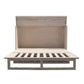Key Largo Queen Size Wooden Cabinet Bed w/ Abaca Decor, USB Port, Drawer & 6-Inch Tri-fold Memory Foam Mattress - FREE SHIPPING !!!