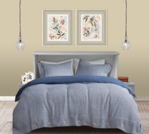 Fiji Queen Size Wooden Cabinet Bed w/ USB Port, Drawer & 6-Inch Tri-Fold Memory Foam Mattress - FREE SHIPPING !!!