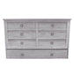 Kona Queen Size Wooden Cabinet Bed w/ Rattan Decor, USB Port, Drawer & 6-Inch Tri-fold Memory Foam Mattress - FREE SHIPPING !!!