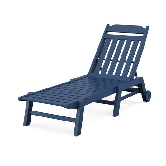POLYWOOD - Country Living Chaise with Wheels - FREE SHIPPING