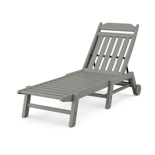 Polywood - Country Living Chaise with Wheels - FREE SHIPPING