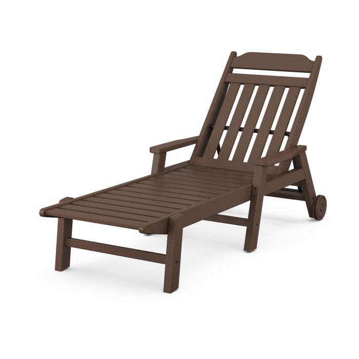 POLYWOOD Country Living Chaise with Arms and Wheels  FREE SHIPPING
