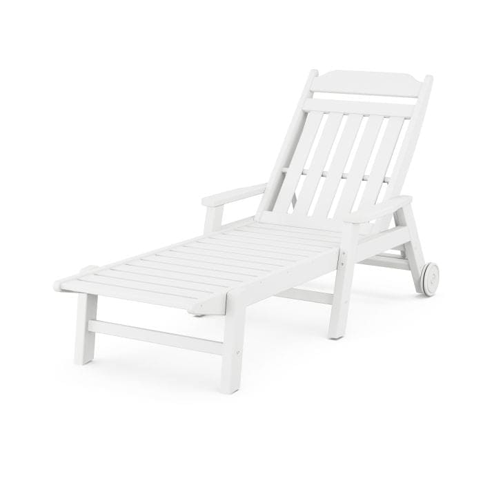 POLYWOOD Country Living Chaise with Arms and Wheels  FREE SHIPPING