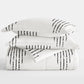 Diamond Stripe Patterned Down-Alternative Comforter Set