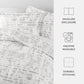 Distressed Field Patterned Down-Alternative Comforter Set