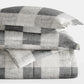 Gingham Patterned Down-Alternative Comforter Set