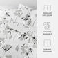 Magnolia Patterned Down-Alternative Comforter Set