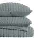 Seersucker Box Textured Down-Alternative Comforter Set