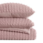 Seersucker Box Textured Down-Alternative Comforter Set