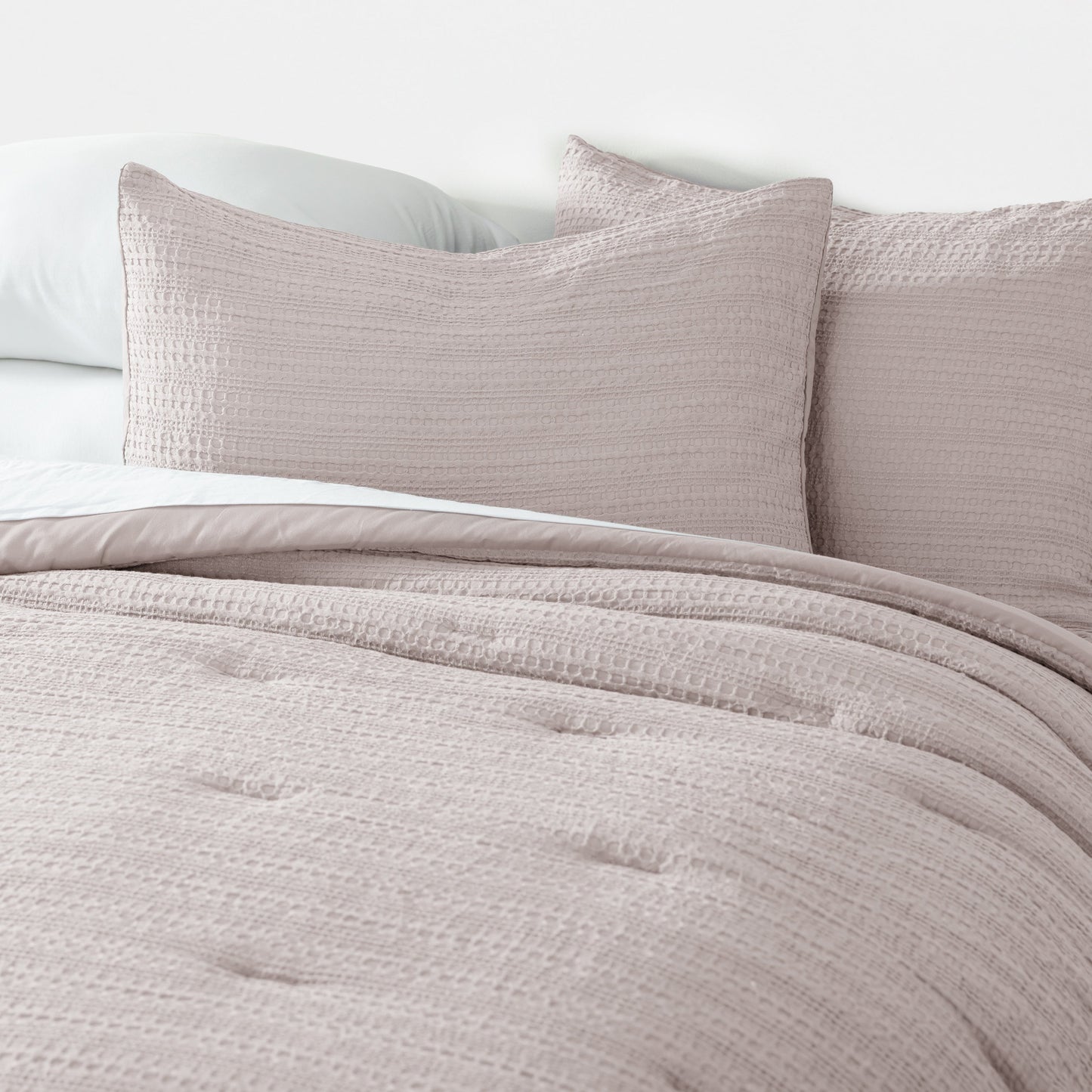 Waffle Textured Down-Alternative Comforter Set