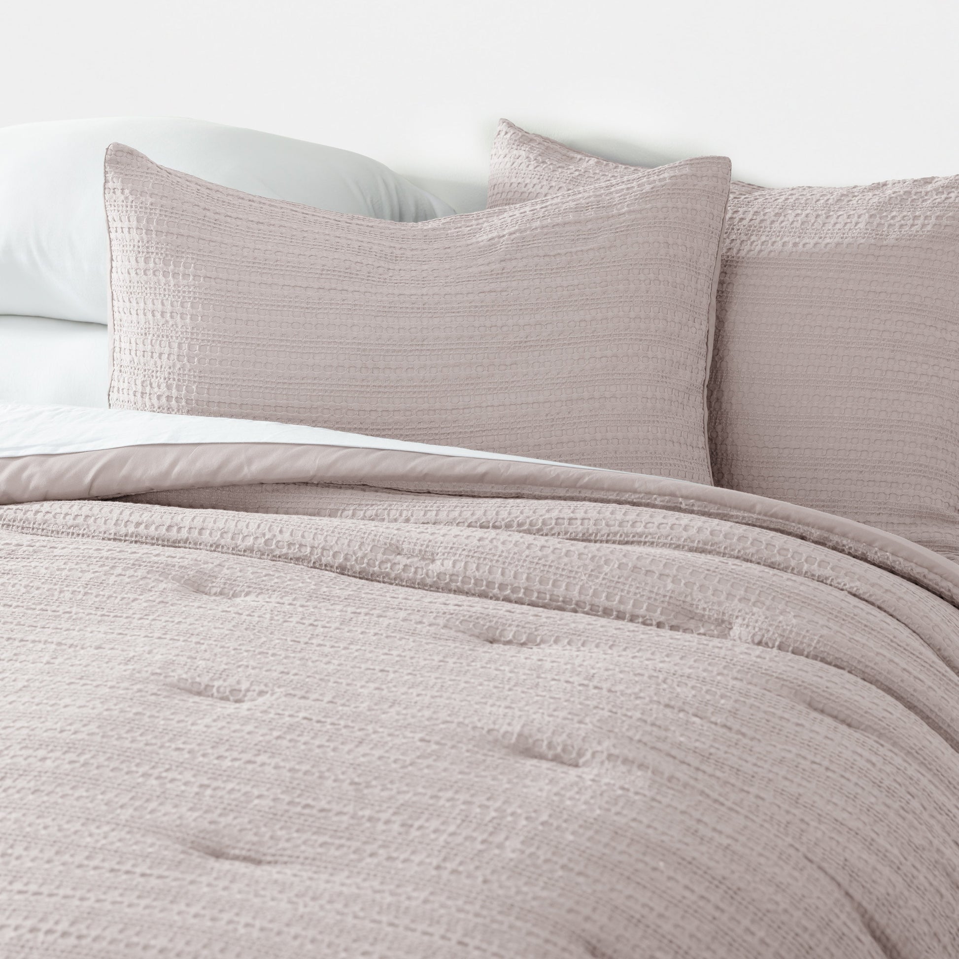 Waffle Textured Down-Alternative Comforter Set