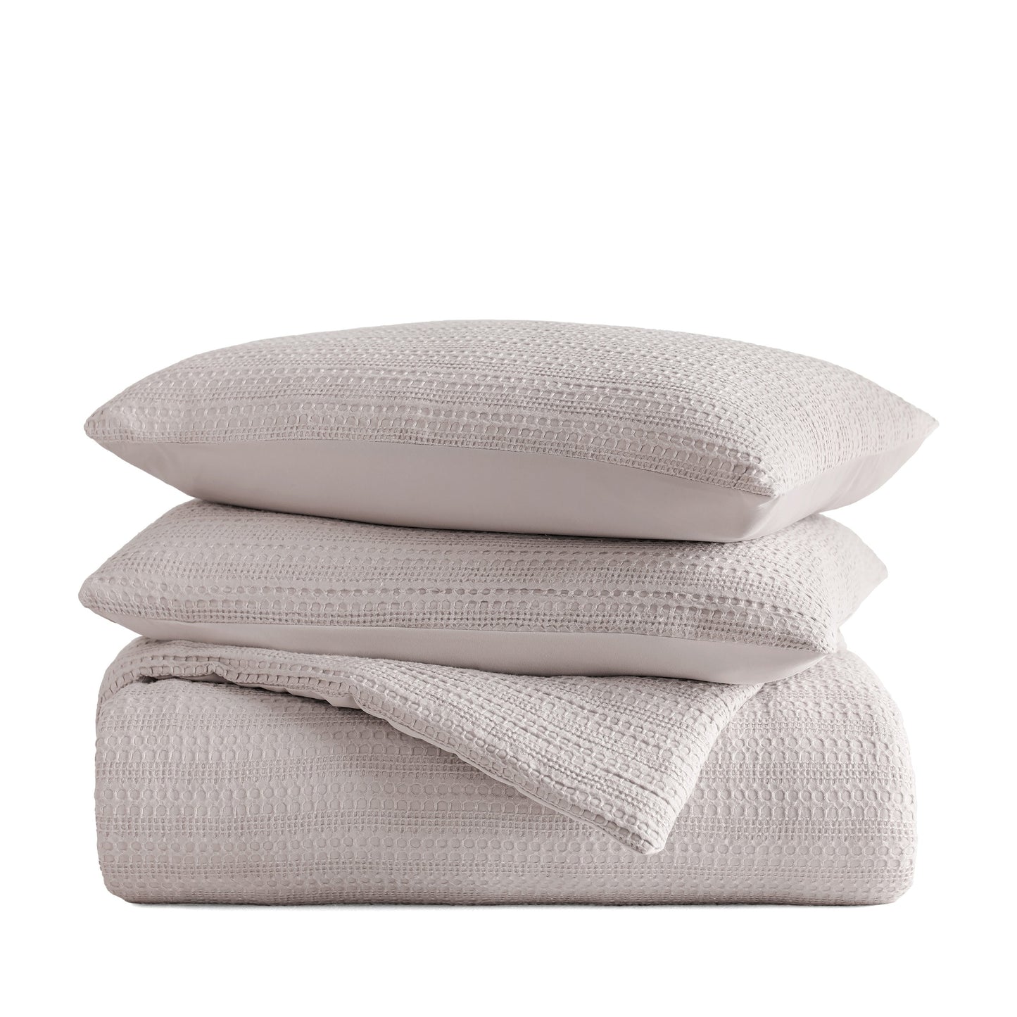 Waffle Textured Down-Alternative Comforter Set