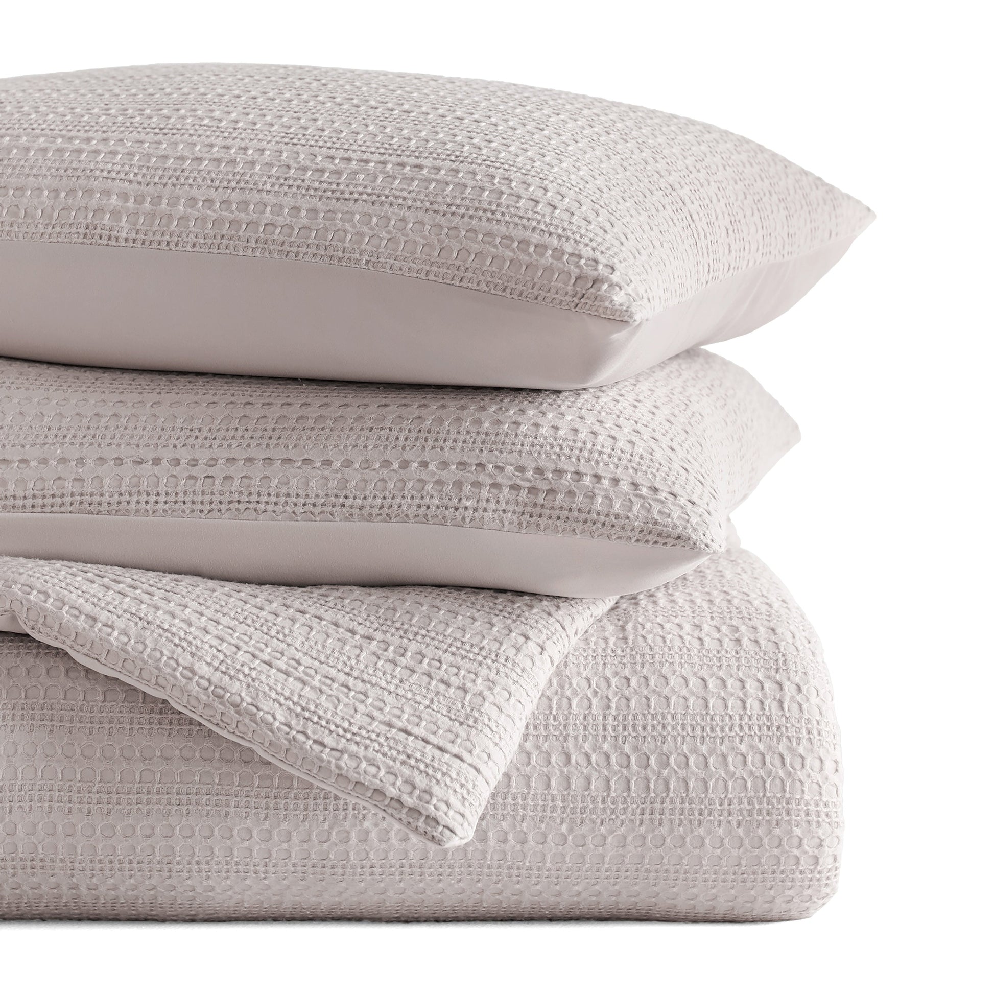 Waffle Textured Down-Alternative Comforter Set