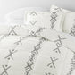 Urban Stitch Patterned Down-Alternative Comforter Set