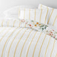 Chintz Floral Stripe Reversible Patterned Down-Alternative Comforter Set