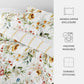 Chintz Floral Stripe Reversible Patterned Down-Alternative Comforter Set