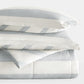 Distressed Stripe Patterned Down-Alternative Comforter Set