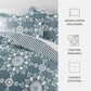 Daisy Medallion Reversible Patterned Down-Alternative Comforter Set