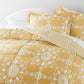 Daisy Medallion Reversible Patterned Down-Alternative Comforter Set
