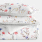 Meadow Floral Stripe Reversible Patterned Down-Alternative Comforter Set