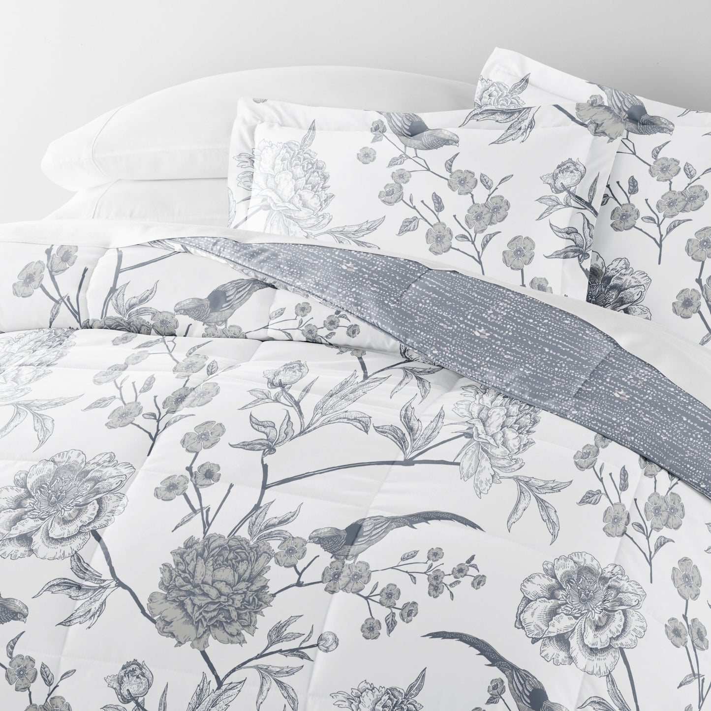 Molly Botanicals Reversible Patterned Down-Alternative Comforter Set