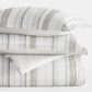 Vertical Stripe Reversible Patterned Down-Alternative Comforter Set