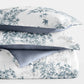 Bamboo Leaves Reversible Patterned Down-Alternative Comforter Set