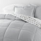 Moonlight Stars Reversible Patterned Down-Alternative Comforter Set