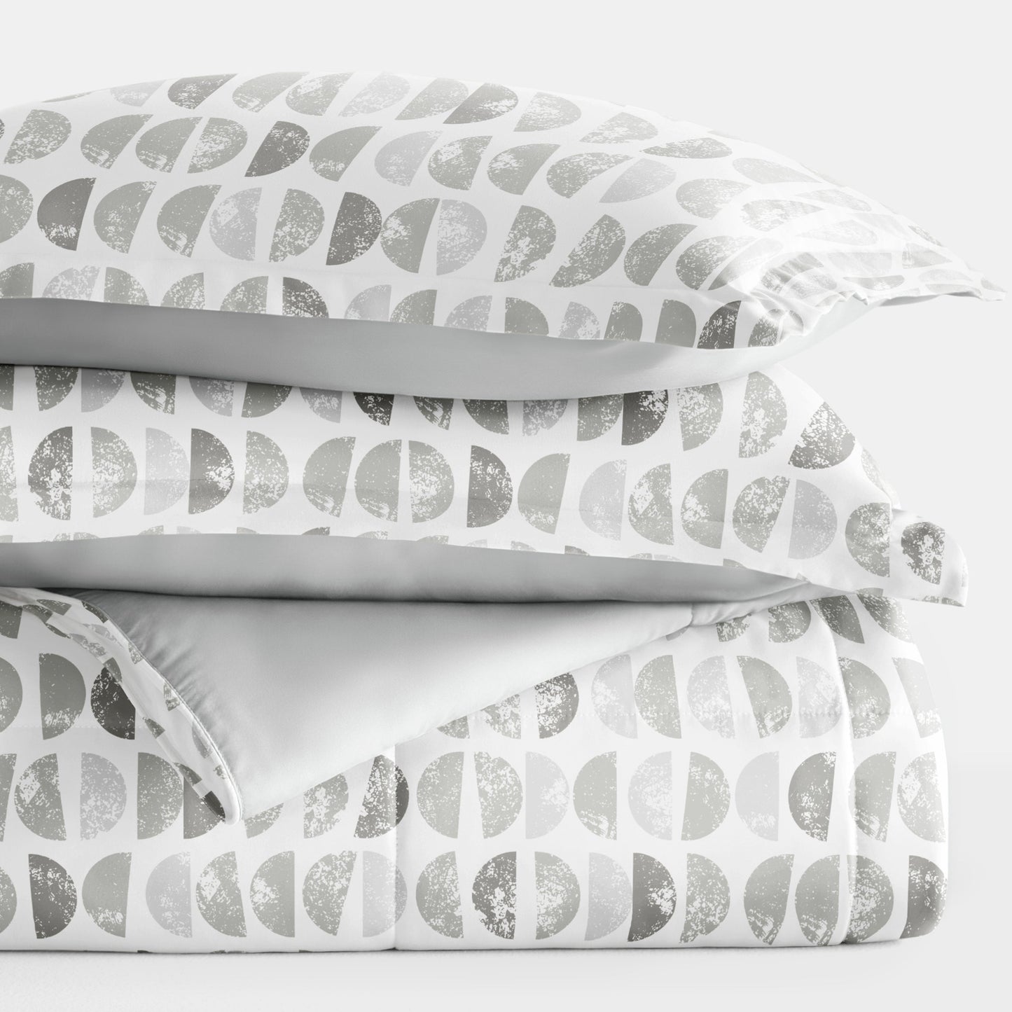 Moonlight Stars Reversible Patterned Down-Alternative Comforter Set