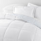 Ocean Waves Reversible Patterned Down-Alternative Comforter Set