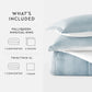 Ocean Waves Reversible Patterned Down-Alternative Comforter Set