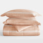 Soft Stripe Reversible Patterned Down-Alternative Comforter Set