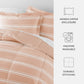 Soft Stripe Reversible Patterned Down-Alternative Comforter Set