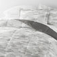 Textured Stripe Reversible Patterned Down-Alternative Comforter Set