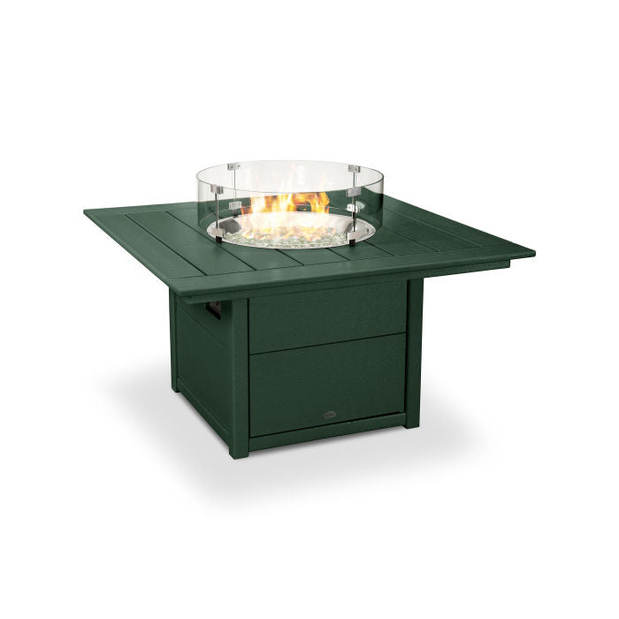 POLYWOOD Square 42" Fire Pit Table FREE SHIPPING