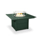POLYWOOD Square 42" Fire Pit Table FREE SHIPPING