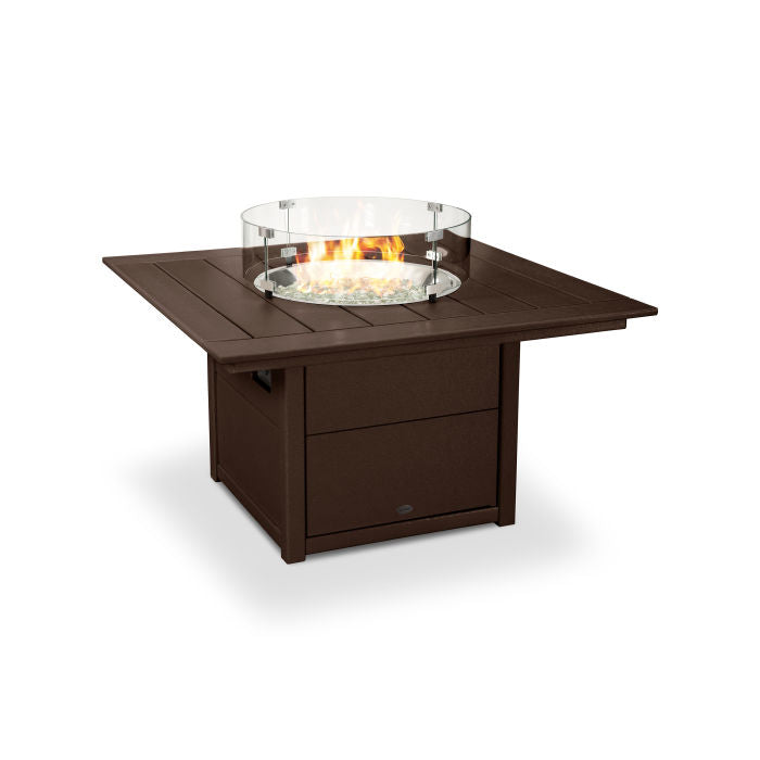 POLYWOOD Square 42" Fire Pit Table FREE SHIPPING