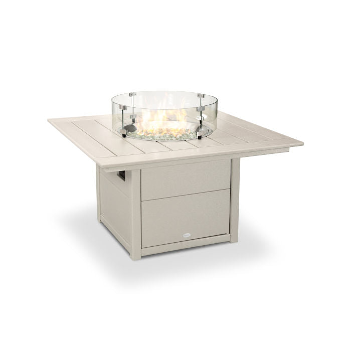 POLYWOOD Square 42" Fire Pit Table FREE SHIPPING