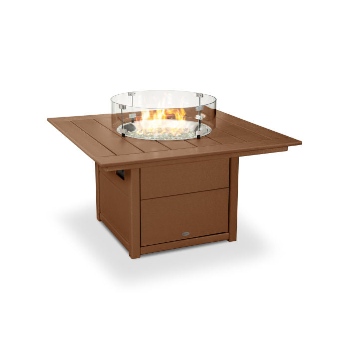 POLYWOOD Square 42" Fire Pit Table FREE SHIPPING