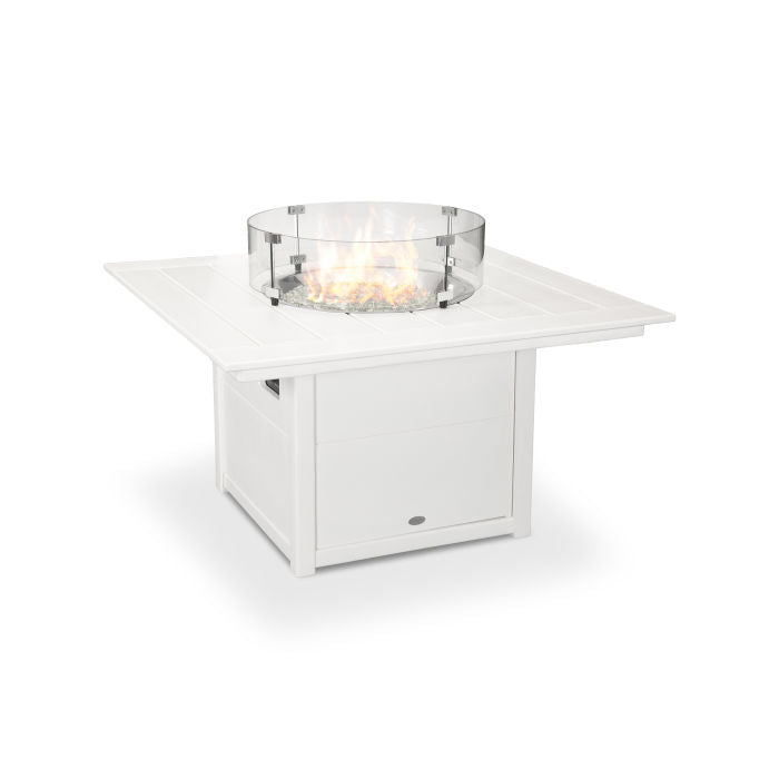 POLYWOOD Square 42" Fire Pit Table FREE SHIPPING