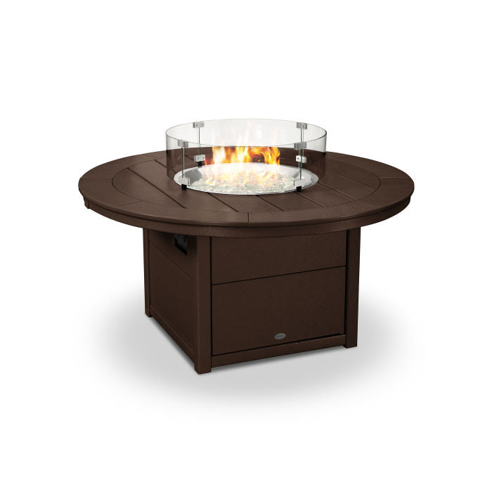 POLYWOOD Round 48" Fire Pit Table FREE SHIPPING