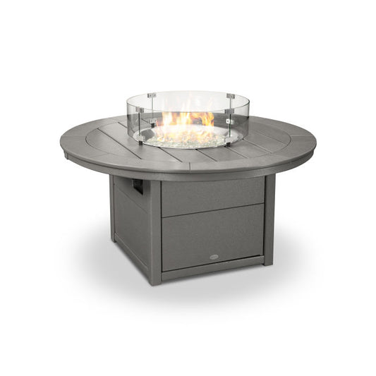 Polywood - Round 48" Fire Pit Table - FREE SHIPPING