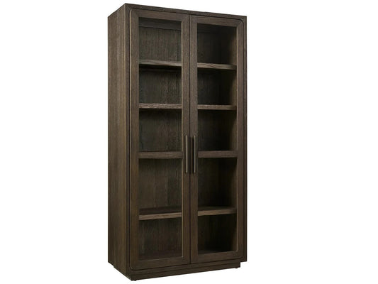 Universal - Sable & Desert-Modern Sable Display Cabinet