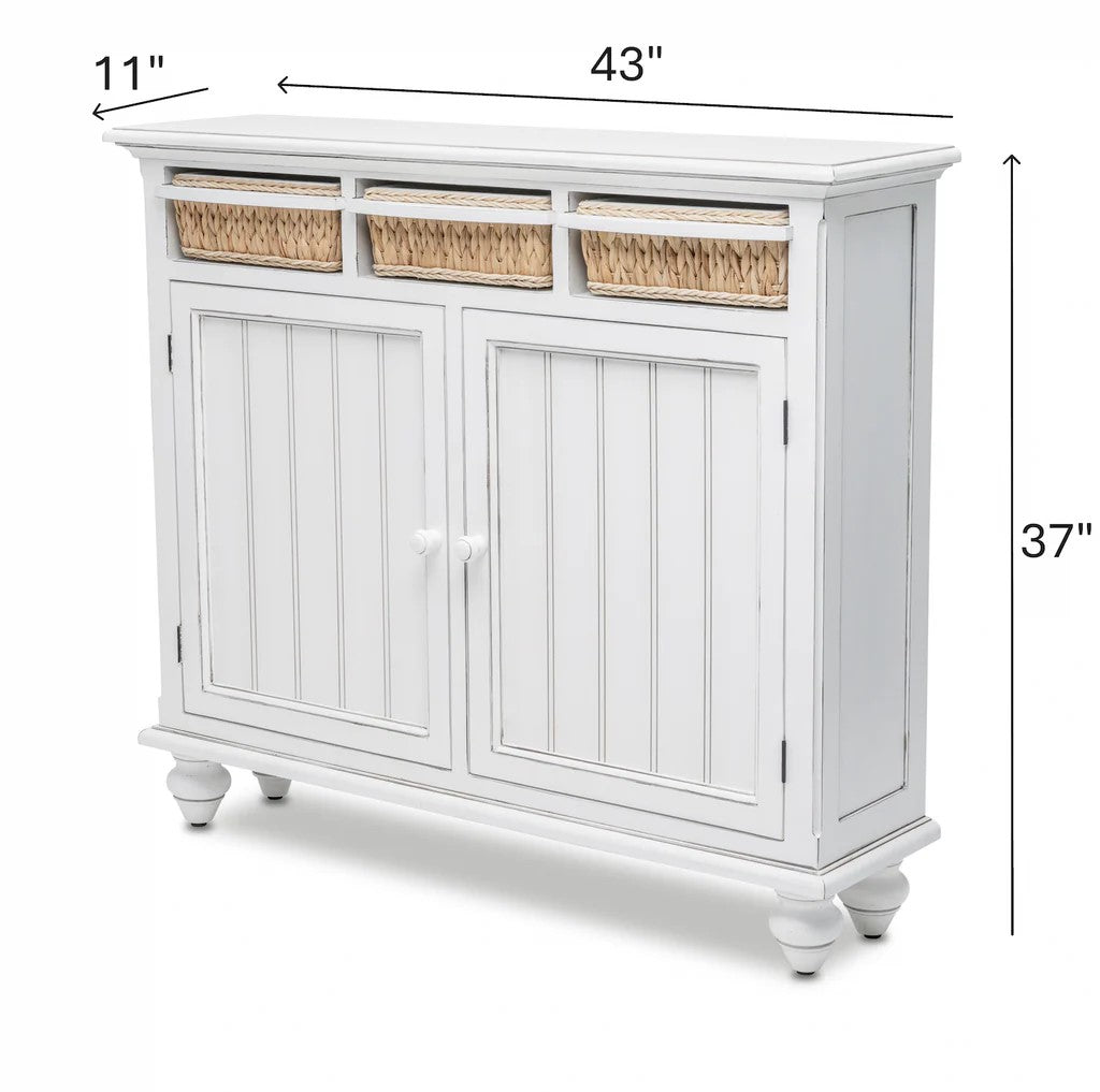 Sea Winds - Monaco Entry Cabinets with Baskets