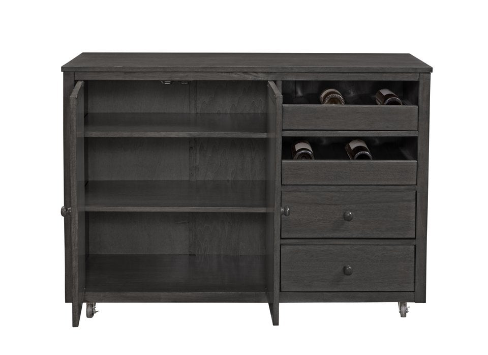 SoMa - Wine & Storage Cabinet in Coal