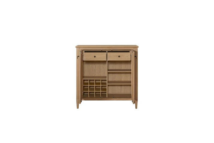 Pleasant Hill - Suede Bar Cabinet