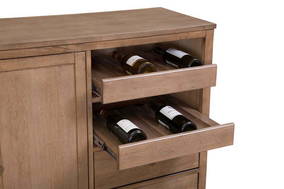 SoMa - Wine & Storage Cabinet in Flax