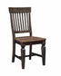 Vista - Slat Back Chair in Hickory & Coal