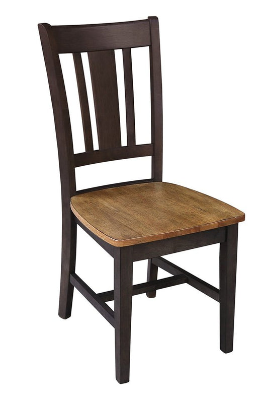 Dining Essentials - San Remo Chair in Hickory & Coal (Set of 2)