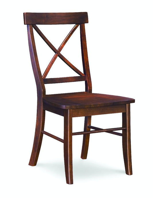 Dining Essentials - X-Back Chair in Espresso (Set of 2)